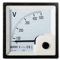 Вольтметр Аско-Укрем 30А 500В АС 72х72мм (A-72-6) (A0190010066)