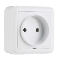 Розетка Nilson Unique біла 1-на без заземлення ( 28111015 )