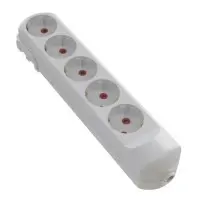 Колодка Neomax на 5 гнізд з заземленням (NX501500)