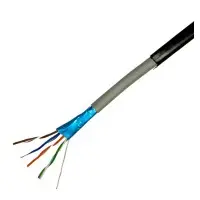 Сетевой кабель GEAR CAT.5E FTP CCA 4Px2x0.51 PVC+PE Outdoor с проволкой (305 м.) Сетевой кабель GEAR CAT.5E FTP CCA 4Px2x0.51 PVC+PE Outdoor с проволкой (305 м.)