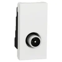 Одинарна TV розетка Schneider Electric NU346118 1М (біла)
