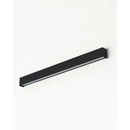Бра, настінний світильник Nowodvorski 7594 Straight Wall LED T8LED 1x16W 3000K 2300Lm IP20 чорний