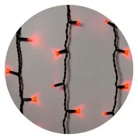 Уличная светодиодная гирлянда Delux EN ICICLE 120LED (90009069) 2x0,9м IP44 (красный свет) черный шнур