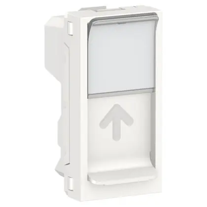 Центральна плата Schneider Electric NU946018 від розетки RJ45 Keystone/Systimax 1М (біла) Центральна плата Schneider Electric NU946018 від розетки RJ45 Keystone/Systimax 1М (біла)