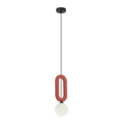 Подвесной светильник, люстра Italux PND-59839-1-RED Masso G9 1x25W IP20 красный
