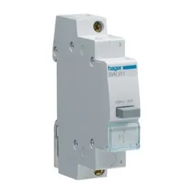 Кнопка с фиксацией Hager SVN312 ,16A 1НО