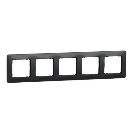 П'ятипостова рамка Schneider Electric Sedna Design чорна SDD314805 П'ятипостова рамка Schneider Electric Sedna Design чорна SDD314805