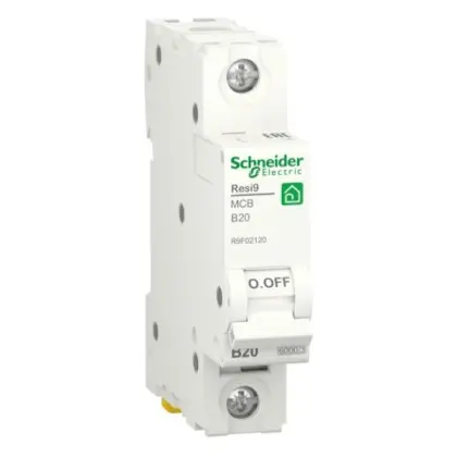 Автоматичний вимикач Schneider Electric R9F02120 RESI9 6кА 1P 20A
