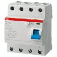УЗО ABB F204 AC-63/0,1, 63А, 100 мА, AC УЗО ABB F204 AC-63/0,1, 63А, 100 мА, AC