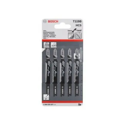Лобзиковые пилки Bosch T144D (5шт) Лобзиковые пилки Bosch T144D (5шт)