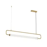 Подвесной светильник, люстра Pikart 33966-3 Loop LED 1x20W 3000K IP20 латунный