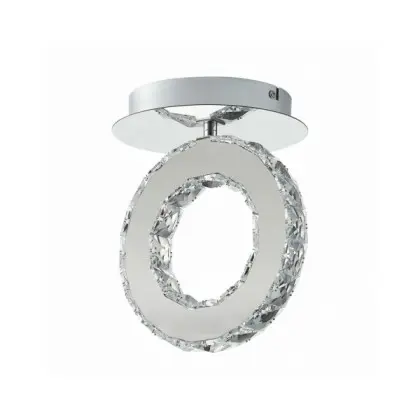 Светильник потолочный Zuma Line MX3713-1-3CT Girona Led 1x10W 3000K 1100Lm IP20 Chrome