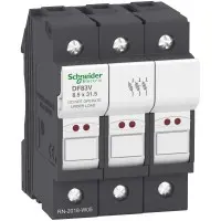 Держатель предохранителей Schneider Electric TeSys DF83V 3P 25A 8,5х31,5 M