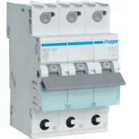 Автоматический выключатель Hager MCS320 QC 6кА C 20A 3P