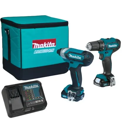 Набор инструментов Makita CLX224SA CXT 12Vmax (DF333DZ TD110DZ DC10SB BL1021Bx2)