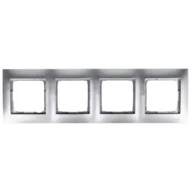 Чотиримісна рамка Kontakt Simon Simon 54 Premium DR4/43 (срібло)