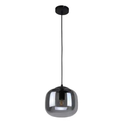 Подвесной светильник, люстра Italux PND-67705-1-BK-SG Calto E27 1x40W IP20 дымчатый Подвесной светильник, люстра Italux PND-67705-1-BK-SG Calto E27 1x40W IP20 дымчатый
