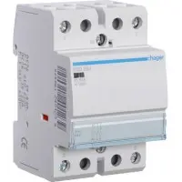 Контактор 63A ESC464 (4НЗ, 230В) 3м Hager Контактор 63A ESC464 (4НЗ, 230В) 3м Hager