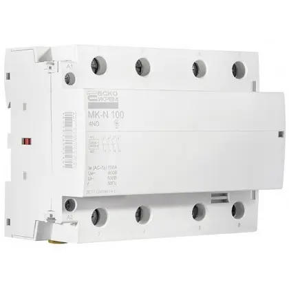 Модульный контактор Аско-Укрем MK-N 4P 100A 4NO (A0040030039) Модульный контактор Аско-Укрем MK-N 4P 100A 4NO (A0040030039)