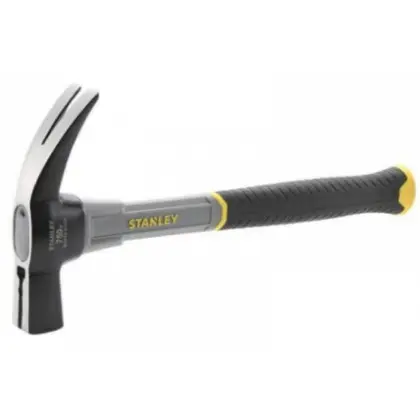 Молоток с ручкой из стеклопластика Stanley STHT0-54123 Coffreur Hammer 750г с прямым гвоздодером Молоток с ручкой из стеклопластика Stanley STHT0-54123 Coffreur Hammer 750г с прямым гвоздодером