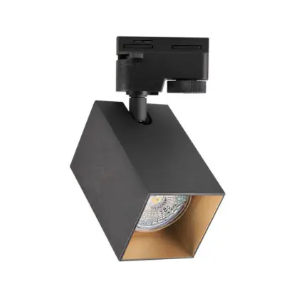 Трековый светильник Goldlux 3321756 Square GU10 1x10W IP20 черный