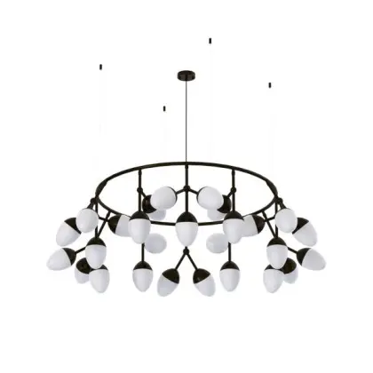 Люстра Pikart 37779-4 Burgeon E14 27x60W IP20 коричневая