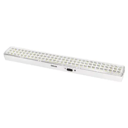 Аварийный светильник Delux REL-901LED (2х3.7V2Ah) 90 LED 6Вт 480x68x38 Аварийный светильник Delux REL-901LED (2х3.7V2Ah) 90 LED 6Вт 480x68x38