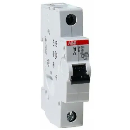 Автомат захисту мережі ABB SH201-B16 тип B 16А