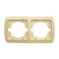 Рамка ELBI ZIRVE Fixline кремовая 2-я горизонтальная (501-000303-226)