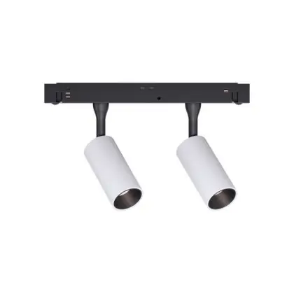 Магнитный трековый светильник Kloodi KDMG-SPOT30 2x3W 3K WH LED 480Lm IP20 белый