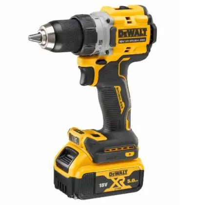 Безщітковий дриль-шурупокрут DeWALT DCD800P2T XR Li-Ion 18В 5Аг 90Нм швидкозатискний патрон 13мм Безщітковий дриль-шурупокрут DeWALT DCD800P2T XR Li-Ion 18В 5Аг 90Нм швидкозатискний патрон 13мм
