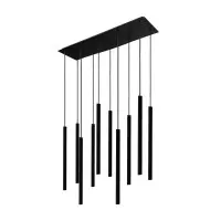 Підвісний світильник, люстра Nowodvorski 8923 Laser 490 G9 10x10W IP20 Чорний