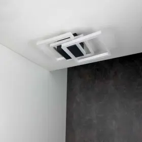 Светильник LED smart RAFAEL+пульт 100W 3000-5000K IP20 прямоугольный бело-черный Violux ( 220905 )