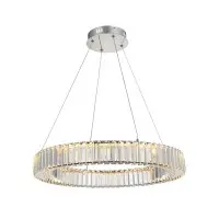 Люстра Azzardo AZ5789 Spark LED 1x30W 3000K 2560Lm IP20 хром