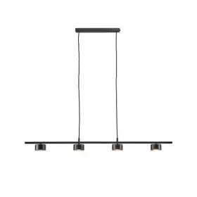 Підвісний світильник, люстра Nordlux 2010813003 Clyde LED 4x16W 2700K 350Lm IP20 чорний