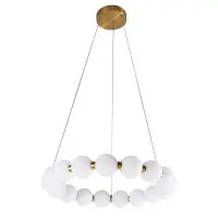 Підвісний світильник, люстра Goldlux 338242 Perla LED 1x40W 4000K 5200Lm IP20 золотий Підвісний світильник, люстра Goldlux 338242 Perla LED 1x40W 4000K 5200Lm IP20 золотий