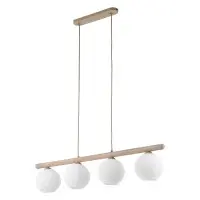 Подвесной светильник, люстра TK Lighting 11080 Virlo E14 4x10W IP20 бежевый