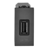 USB розетка ABB Zenit N2185 AN 1М (антрацит)