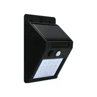 Вуличний світильник на сонячній батареї Goldlux 307644 Box LED 1x2,2W 6400K 270Lm IP44 чорний