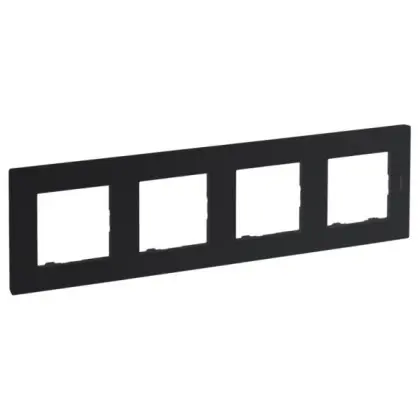 Рамка 4-постовая Legrand Niloe Step антрацит (863794) Рамка 4-постовая Legrand Niloe Step антрацит (863794)