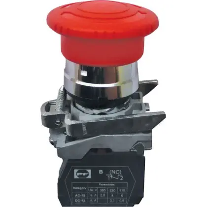 Кнопка Promfactor FP4-BS542 1NC красная (FP4-BS542) Кнопка Promfactor FP4-BS542 1NC красная (FP4-BS542)