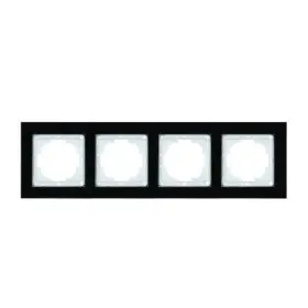 Рамка Nilson Alegra скло чорне 4-на ( 25BL0094 )