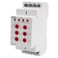 Реле контролю напруги CNC YCV8-10 M265 L1-L2-L3-N АС 127-265В 2СО 8А АС1 250В/DC 24В (Б00045682)
