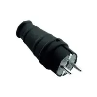 Вилка штепсельна Violux каучук пряма ( 930600 )