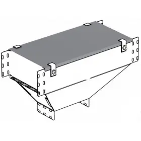 Крышка на Т-образный вертикальный ответвитель METAKSAN KKDT 30 10 PG 300мм 1мм с переходом