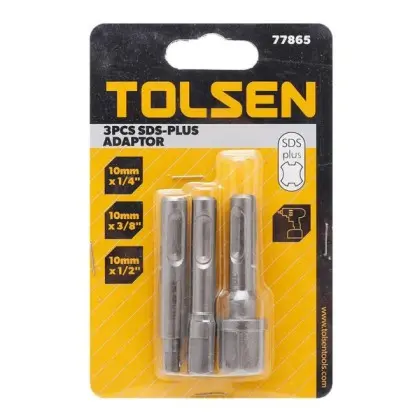 Набір адаптерів Tolsen (77865) SDS PLUS (3шт)