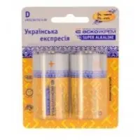 Батарейка щелочная Аско-Укрем D.LR20.BL2 (блистер 2шт)