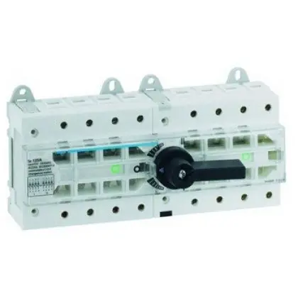 Перемикач Hager HI406R I-0-II 125А 400/690В 4P 12м