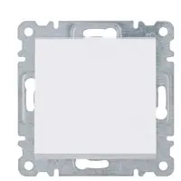 Выключатель 1-клавишный однотактный, WL0110 Lumina-2, белый, Hager