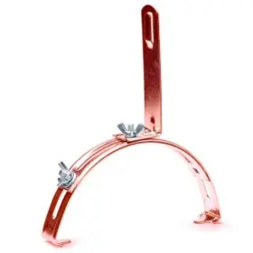 Коньковый полукруглый держатель прута молниезащиты DKC ND2205CU из меди